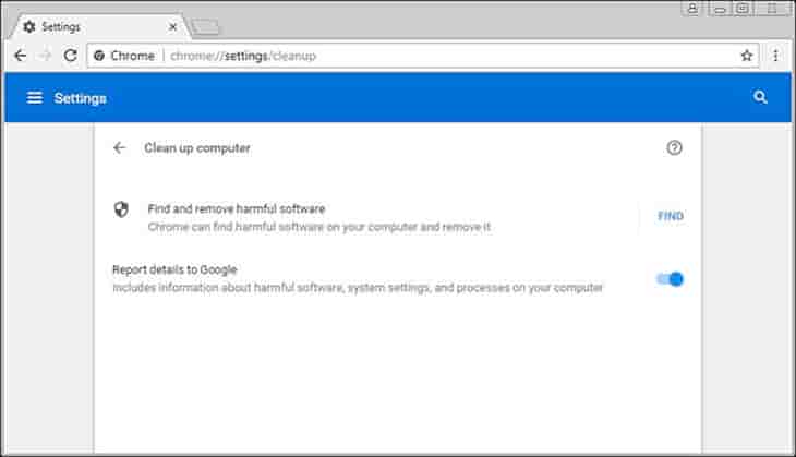 Công cụ dọn dẹp Chrome