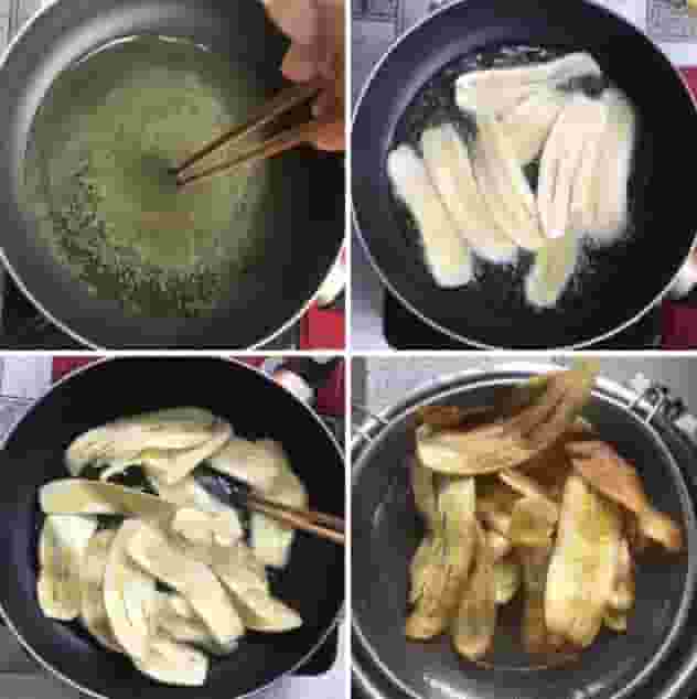 Cách làm chuối ngào đường bằng chuối xanh
