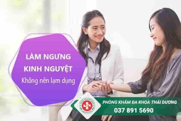 Không nên lạm dụng Phương Pháp làm ngưng kinh nguyệt tạm thời