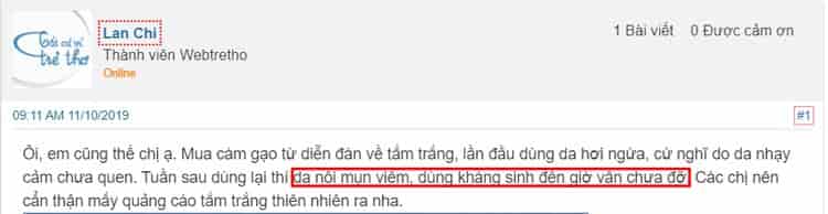 tắm trắng bằng cám gạo bao lâu thì trắng