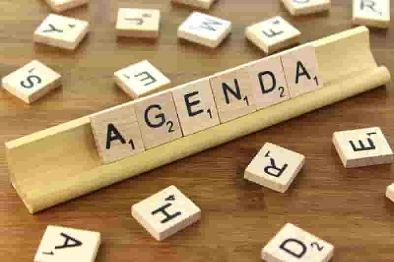 Phân biệt Agenda với các từ nghĩa tương đống