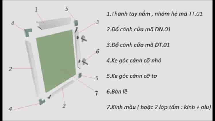 Phương Pháp đóng tủ bếp nhôm kính