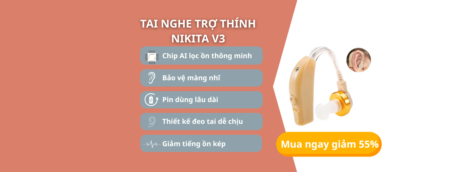 Banner tai nhe trợ Thính Nikita V3