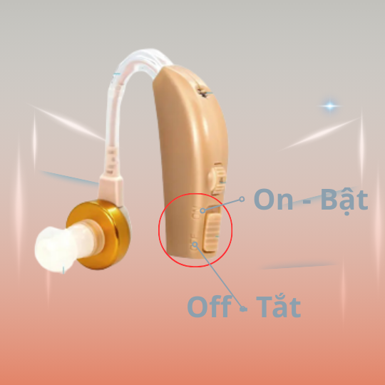 gạt để bật tắt